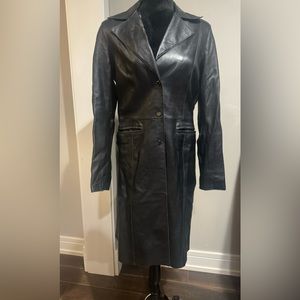 Bebe Leather coat